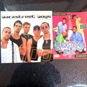Vintage Backstreet Boys 2000 16 Month Calendar & BSB Official Sticker Al…